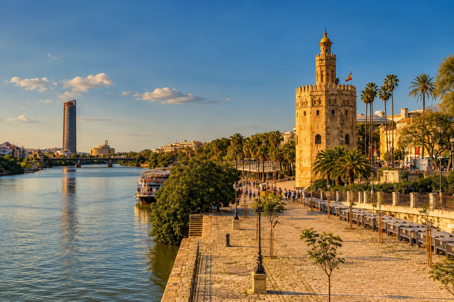 Imagen de la Torre del Oro, Sevilla